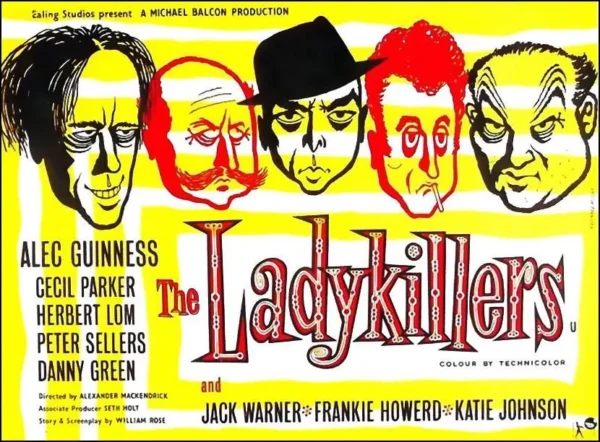 The Ladykillers [U] | Starring Alec Guinness, Peter Sellers, Herbert Lom & Katie Johnson